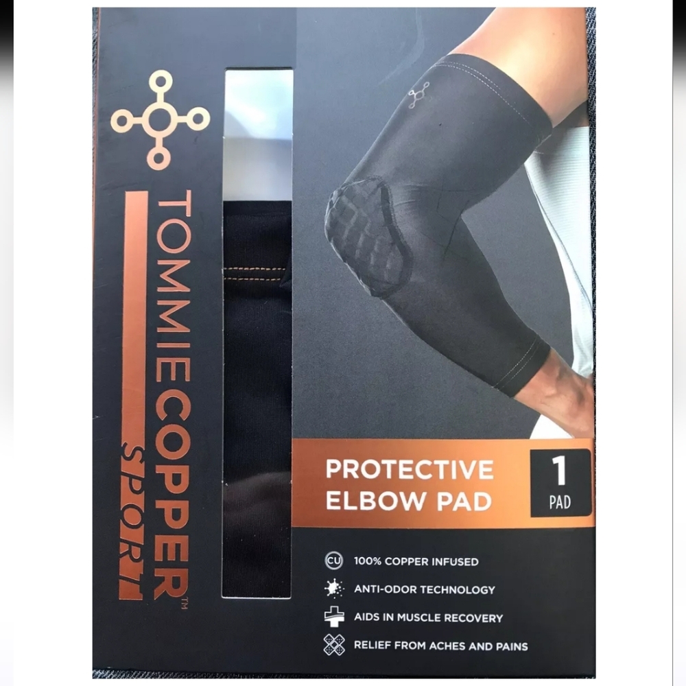 Set of 2 Tommie Copper Sport Elbow Protect Pad Sleeve, S/M
